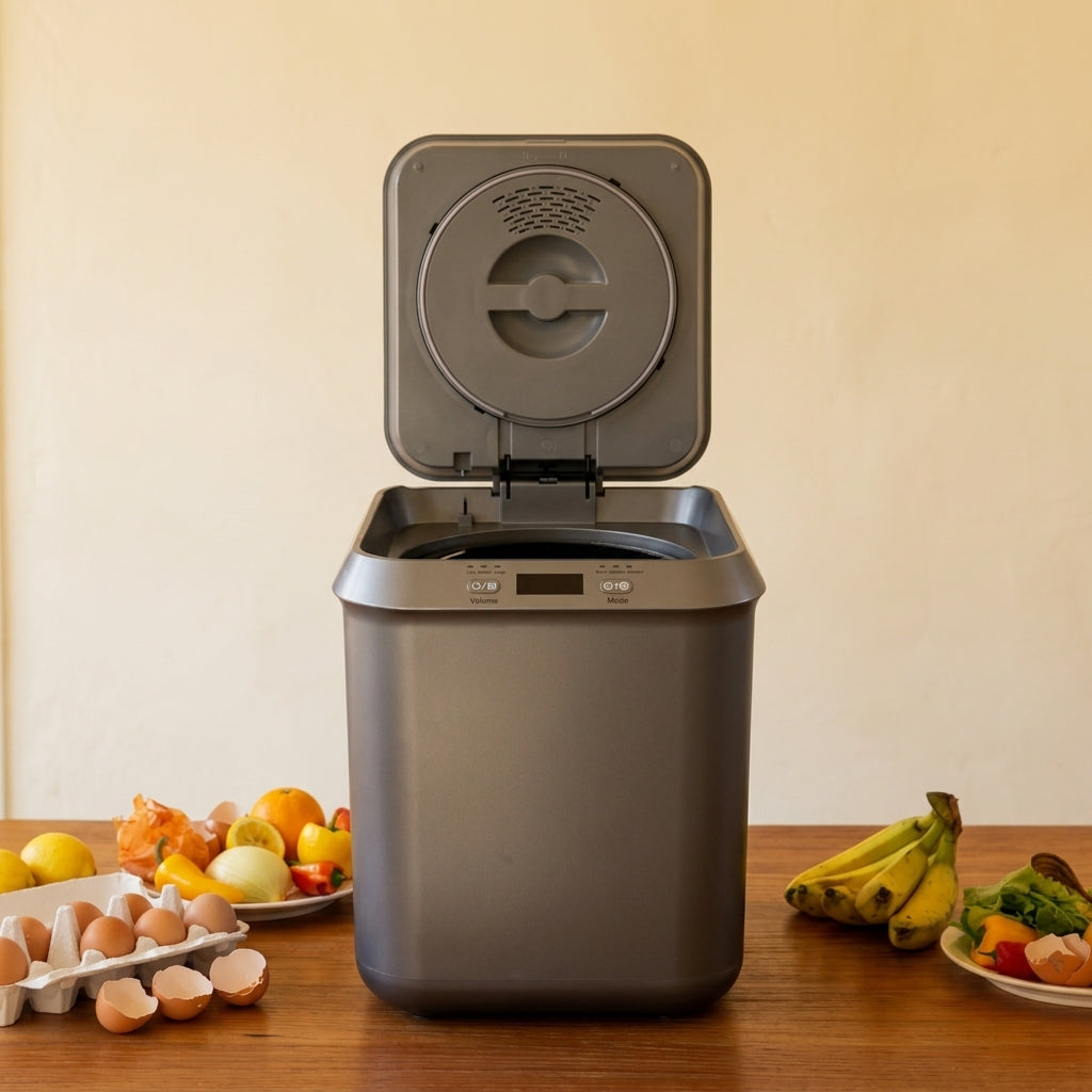 Sunefun Home Composter gray electric kitchen composter